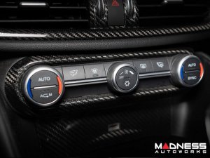 Alfa Romeo Giulia Air Conditioning Dash Bezel - Carbon Fiber - Pre '20